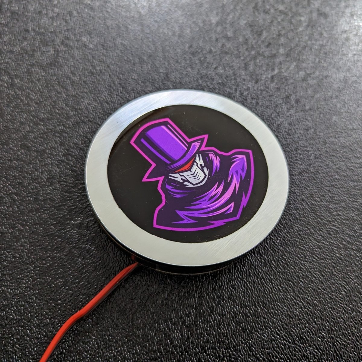 Full Color LED Light Up Car Emblem Medallion - Custom Mounting - Multiple Designs Available - Atomic Car Concepts