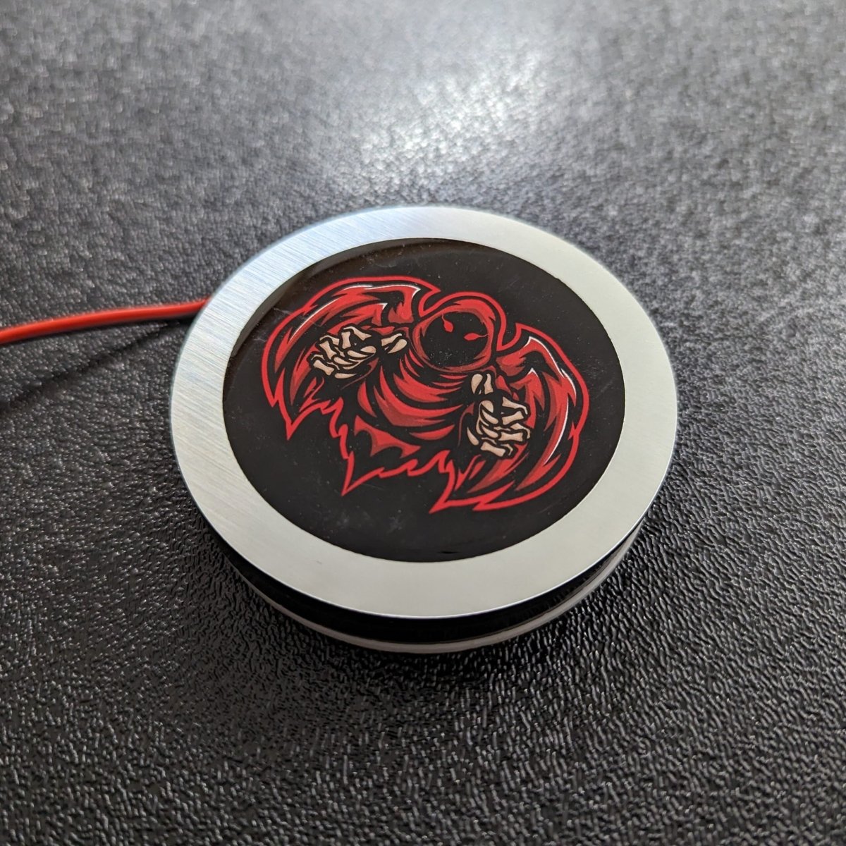 Full Color LED Light Up Car Emblem Medallion - Custom Mounting - Multiple Designs Available - Atomic Car Concepts