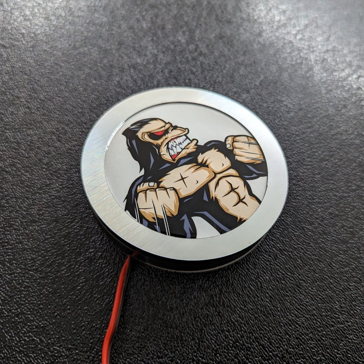 Full Color LED Light Up Car Emblem Medallion - Custom Mounting - Multiple Designs Available - Atomic Car Concepts