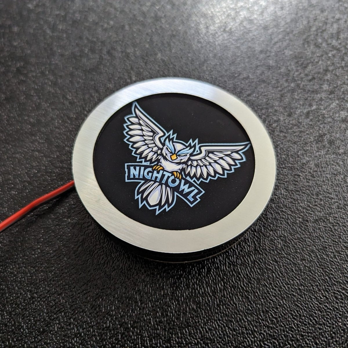 Full Color LED Light Up Car Emblem Medallion - Custom Mounting - Multiple Designs Available - Atomic Car Concepts