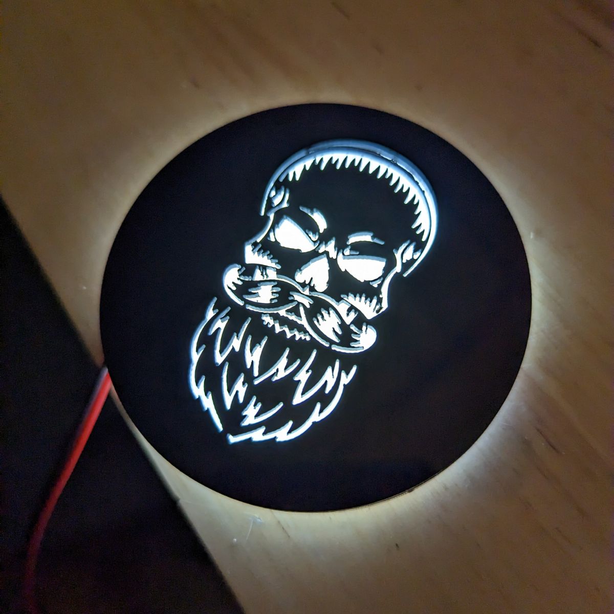 Fully Custom LED Light Up Car Emblem Medallion - Design Your Own - Custom Mounting - Atomic Car Concepts