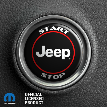 Jeep Engine Start Button Overlay - Official Licensed Product - Atomic Car Concepts