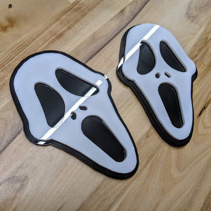 Mask Icon Badge Pair - Tape Mount - Atomic Car Concepts