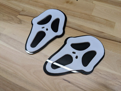 Mask Icon Badge Pair - Tape Mount - Atomic Car Concepts