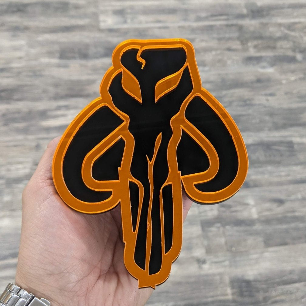 Mythosaur Skull Icon Badge - Tape Mount - Atomic Car Concepts