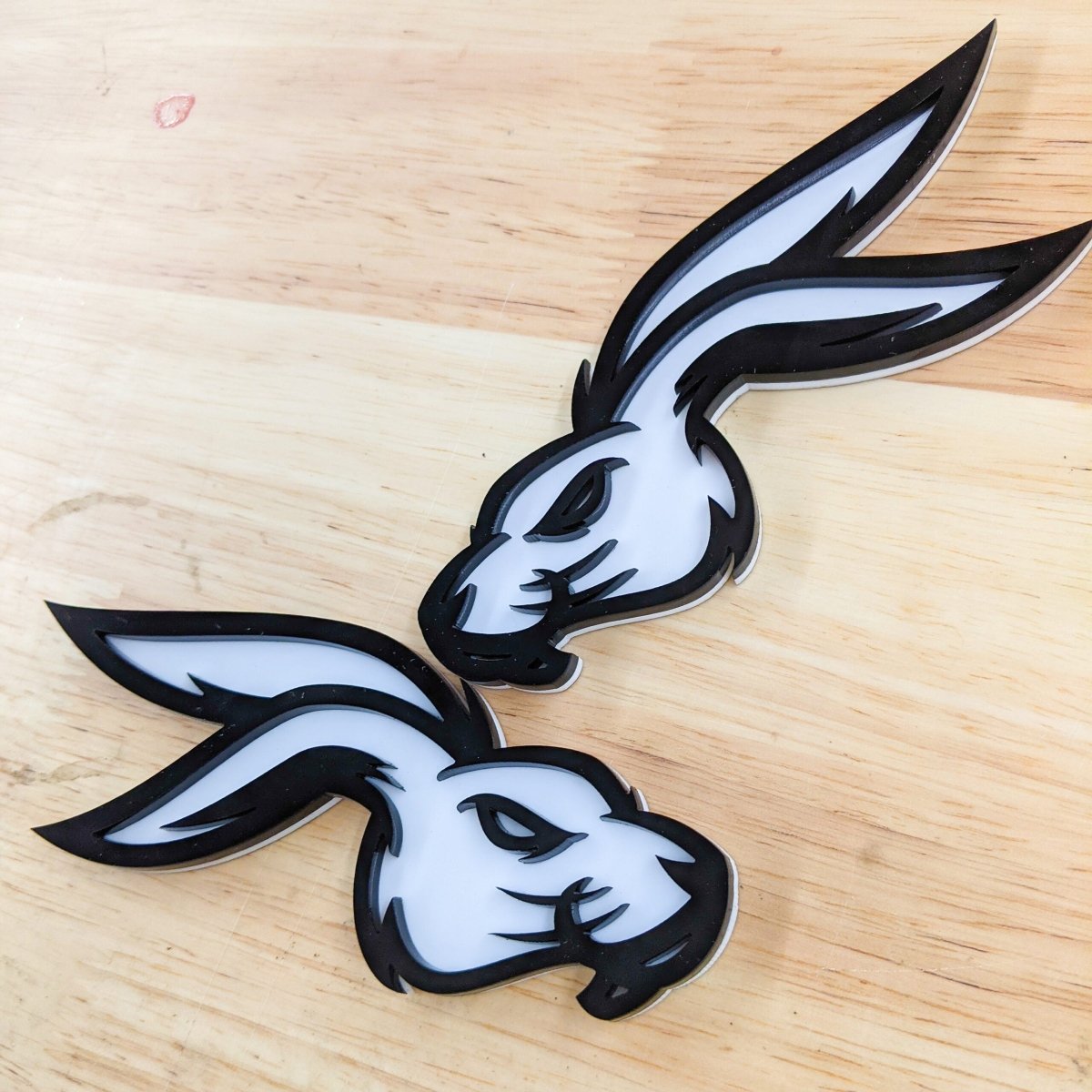 Rabbit Fender Badges - Pair - Atomic Car Concepts