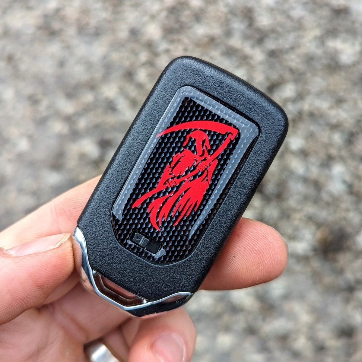 Reaper Key Fob Inlay Decal - Fits Multiple Honda® Keys - Atomic Car Concepts