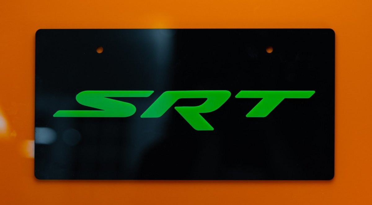 SRT License Plate Cover - Officially Licensed Product - Atomic Car Concepts